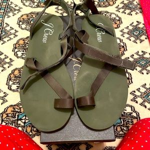 Jcrew sandals size 10 euc